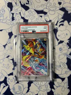 Zeraora Pokemon 151/142 - Illustration Rare - Stellar Crown - PSA 9 - Image 1