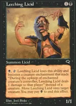 Leeching Licid NM, English MTG Tempest - Image 1