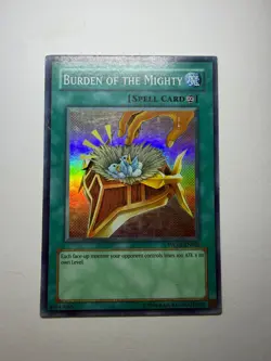 Yugioh - Burden of the Mighty - Super - Unlimited - WC08-EN002 - MP - Image 1