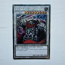 Yugioh XX-Saber Gottoms RA03-EN226 - Platinum Secret Rare - Image 1