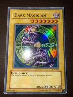 Yu-Gi-Oh! Dark Magician -SDY-006- Ultra Rare- Unlimited DAMAGED! - Image 2