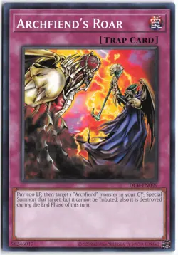 Yugioh - Archfiend's Roar DCR-EN099 Unlimited - Dark Crisis (25th Anniversary Ed - Image 1