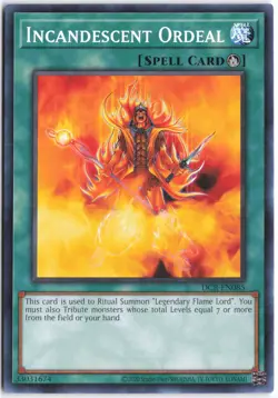 Yugioh - Incandescent Ordeal DCR-EN085 Unlimited - Dark Crisis (25th Anniversary - Image 1