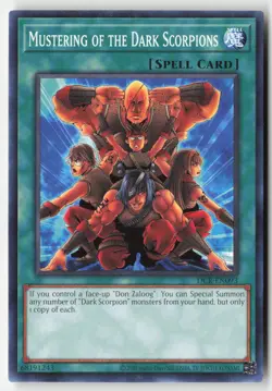 Yugioh - Mustering of the Dark Scorpions DCR-EN093 Unlimited - Dark Crisis (25th - Image 1