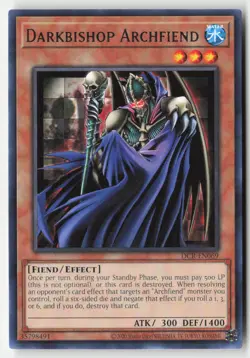 Yugioh - Darkbishop Archfiend DCR-EN069 Unlimited - Dark Crisis (25th Anniversar - Image 1