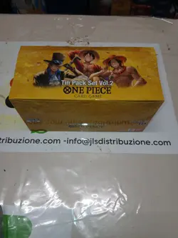 One Piece TCG DISPLAY 12x Mini Tin Pack Set VOL. 2 TS-02 TS02 ENG - Image 1