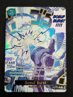 2025 One Piece Legacy of the Master Boeuf Burst Alternate Art #OP12-060 NM - Image 1