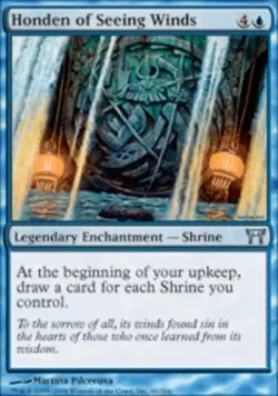 Honden of Seeing Winds LP, English MTG Champions of Kamigawa - Image 1