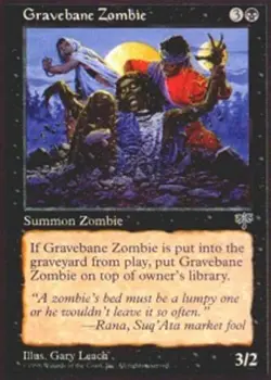 Gravebane Zombie LP, English MTG Mirage - Image 1