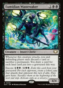 Eumidian Wastewaker NM, English MTG Edge of Eternities - Commander - Image 1