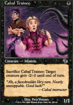 Cabal Trainee - Foil LP, English MTG Judgment - Image 1