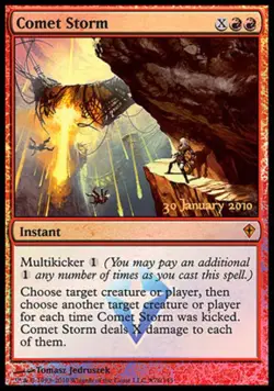 Comet Storm - Foil - Launch Promo NM, English MTG Prerelease Cards - Image 1