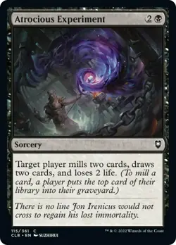 Atrocious Experiment FOIL Commander Legends: Battle for Baldur's Gate NM - Image 1