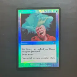 Wizards of the Coast Magic: The Gathering Mental Note Blue Foil Instant 46/143 - Image 1