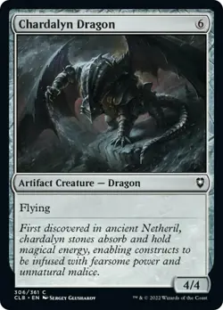 Chardalyn Dragon FOIL Commander Legends: Battle for Baldur's Gate NM ABUGames - Image 1