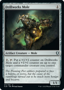 Drillworks Mole FOIL Commander Legends: Battle for Baldur's Gate NM ABUGames - Image 1