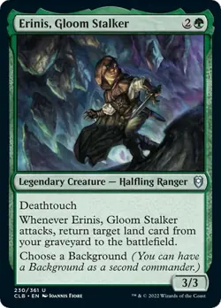 Erinis, Gloom Stalker FOIL Commander Legends: Battle for Baldur's Gate NM - Image 1