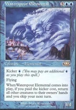 1x Waterspout Elemental - Foil Heavy Play MTG Magic - Kid Icarus - - Image 1