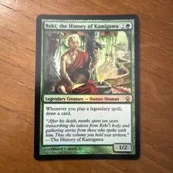 MTG - Reki, the History of Kamigawa Foil - NM/M - Saviors of Kamigawa - Image 1