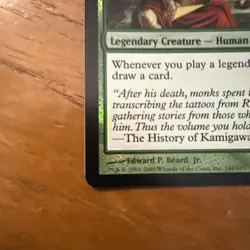 MTG - Reki, the History of Kamigawa Foil - NM/M - Saviors of Kamigawa - Image 5