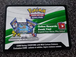 Pokemon Online TCG Sun & Moon - Forbidden Light Code Card IN HAND x2 - Image 1