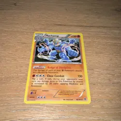 Machamp 49/101 Pokemon Plasma Blast Black & White Cosmos Holo Rare LP - Image 1