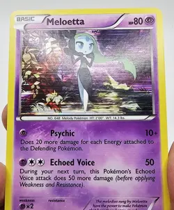 1x - Meloetta - 78/113 - Holo Rare NM Pokemon Legendary Treasures FAST SHIPPING - Image 4