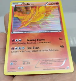 Moltres 22/113 B&W Legendary Treasures Rare Holo Pokemon Card- NM FREE SHIPPING - Image 3