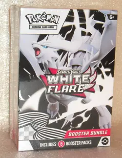 Pokemon TCG Scarlet & Violet White Flare Booster Bundle Box Factory Sealed - Image 1