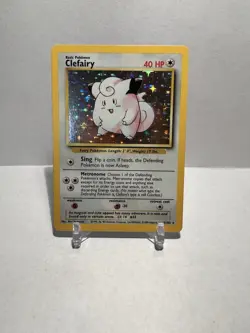 Clefairy Holo Rare 5/102 Pokemon WOTC Base Set MP - Image 1