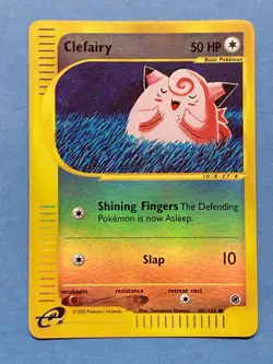 Pokemon Reverse Holo eReader Clefairy- Expedition- 101/165- LP - Image 1