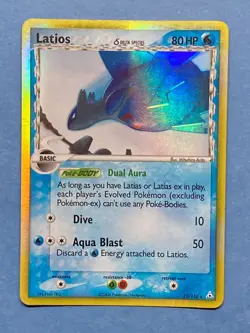 Pokemon Holo Latios- EX Holon Phantoms- 12/110- LP - Image 1