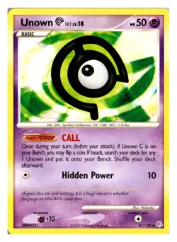Unown [C] 67/130 UC Diamond & Pearl MP - Image 1