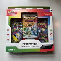 Pokemon TCG First Partner Illustration Collection Series 1 New Sealed - Image 1