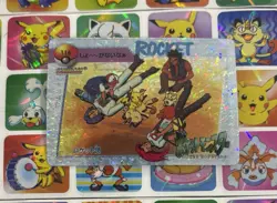 Pokemon Pikachu HOLO Vintage Pocket Monsters Prism Sticker 1998 Bandai Ninetndo - Image 2