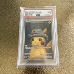 Pokemon SVP Pikachu With Grey Felt Hat (Pokemon x Van Gogh) PSA graded Mint UK - Image 2