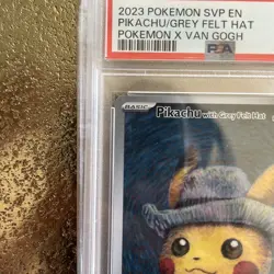Pokemon SVP Pikachu With Grey Felt Hat (Pokemon x Van Gogh) PSA graded Mint UK - Image 4