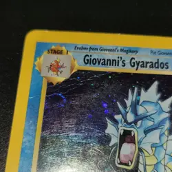 Pokemon Giovanni's Gyarados Holo Rare Gym Challenge 5/132 Wizards 2000 - Image 5