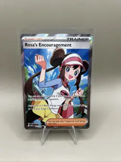 Pokemon Perfect Order Rosa's Encouragement 114/88 Secret Rare Full Art TCG - Image 1