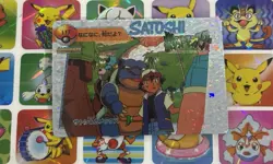 Pokemon Pikachu HOLO Vintage Pocket Monsters Prism Sticker 1998 Bandai Ninetndo - Image 4