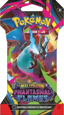 Pokemon TCG: Phantasmal Flames Booster Sleeved Pack - Image 1