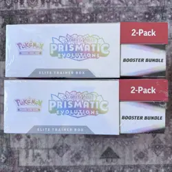 2 x Pokemon Prismatic Evolutions ETB with Booster Bundle Costco 2-Pack Sealed - Image 3