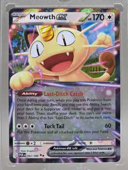 Meowth EX 062/088 Perfect Order Double Rare Pokemon NM - Image 1