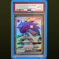 2017 POKEMON SHINING LEGENDS ZOROARK #77/73 PSA 10 GEM MINT - Image 1