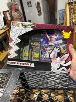 Pokemon Celebrations Dark Sylveon V Collection Box Promo Booster English - Image 1