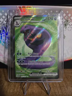 ARBOK EX FULL ART 185/165 - Pokemon TCG Scarlet & Violet 151 - ULTRA RARE - Image 1