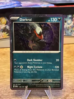 Darkrai (Cosmos Holo) 136/197 Rare Holo Obsidian Flames Promo Pokemon NM - Image 1