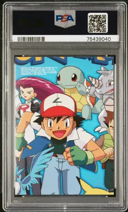 1999 TOPPS POKEMON SER 1 CHARACTER FOIL #TV9 JESSE (JESSIE TEAM ROCKET) PSA 9 - Image 2