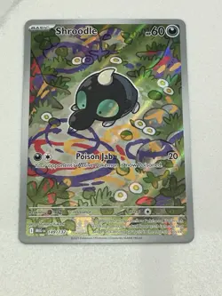 Pokemon Shroodle Me01 Mega Evolution 149/132 Illustration Rare Holo 60 HP - Image 1