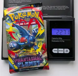 Phantasmal Flames Booster Pack - Heavy 22.71g - Sealed - Pokemon Mega Evolution - Image 1